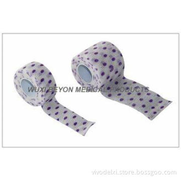 Non Woven Custom Printed Dot Bandages , OEM Cohesive Flexib